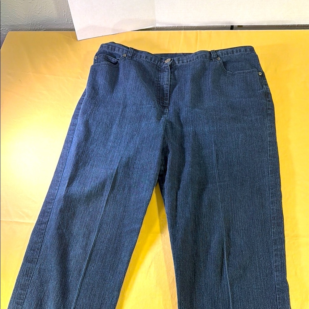 Ruby Road women’s jeans denim size 16 W high rise stretch